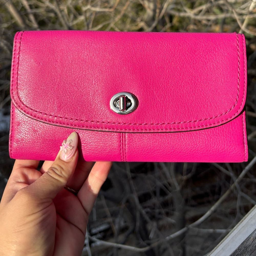 COACH Hot Pink Wallet